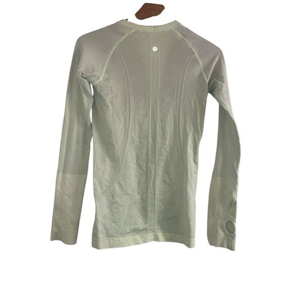 ✨Lululemon Citrus Swiftly Tech Long Sleeve Crew Sz 4 Top✨ - Picture 9 of 12